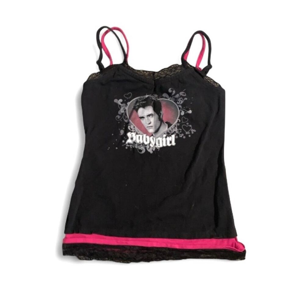 Twilight Edward Cullen Babygirl Layered Cami Hot Topic XS Y2K Grunge